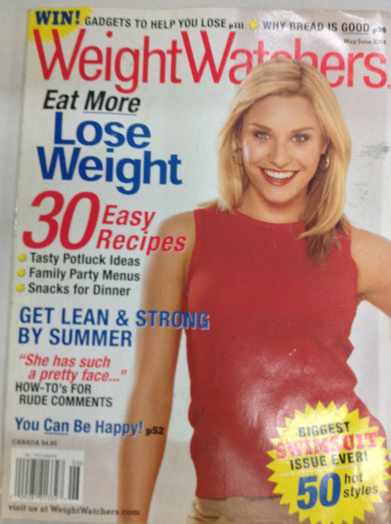 Weight Watchers Magazine Swimsuit Issue 30 Recipes May/June 2004 062017nonr