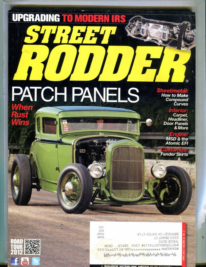 Street Rodder Magazine April 2013 Patch Panels EX w/ML 041917nonjhe