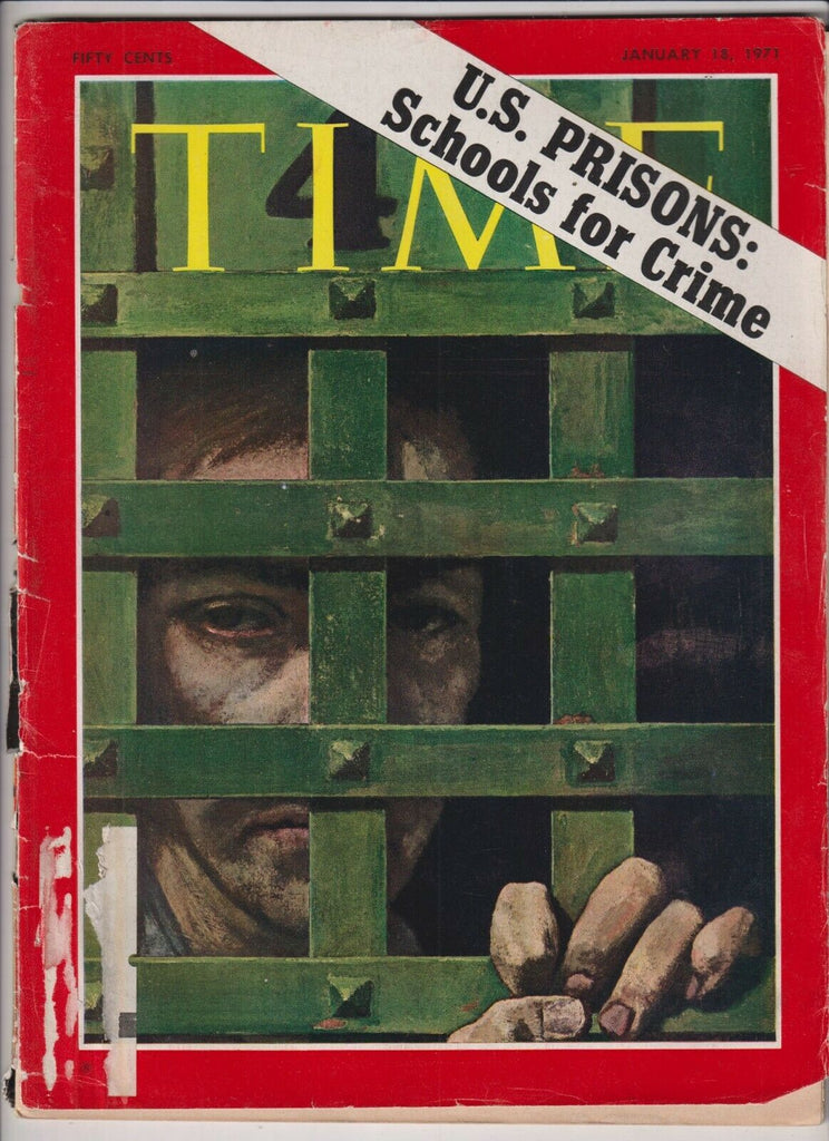 Time Magazine U.S. Prisons Schools For Crime January 18, 1971 110619nonr