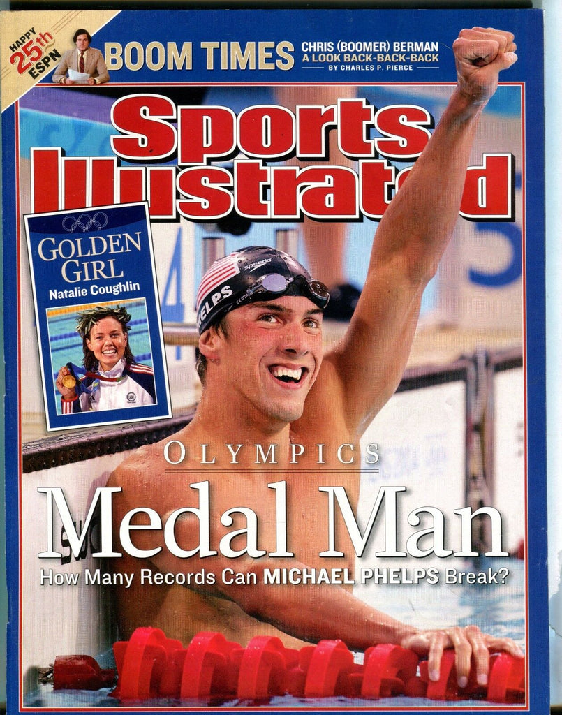 Sports Illustrated Magazine Aug. 23 2004 Michael Phelps EX No ML 030817nonjhe