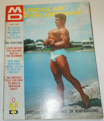 Muscular Development Magazine Val Vasilieff May 1965 112114R