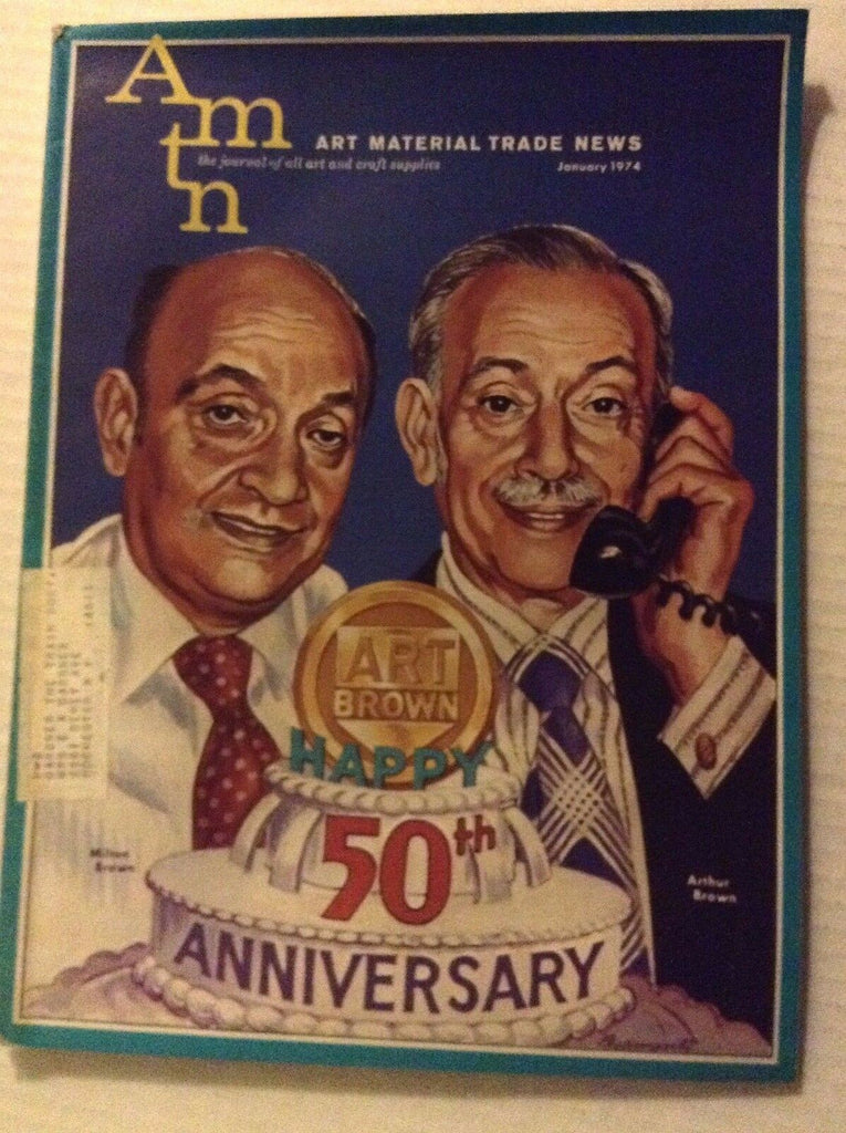 Art Material Trade News Magazine Arthur & Milton Brown January 1974 022517NONRH