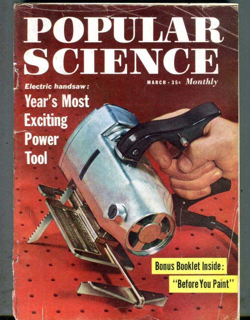Popular Science Magazine March 1956 Most Exciting Power Tool 070117nonjhe