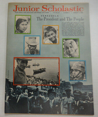 Junior Scholastic Magazine Venezuela President And The People March 1965 061915R