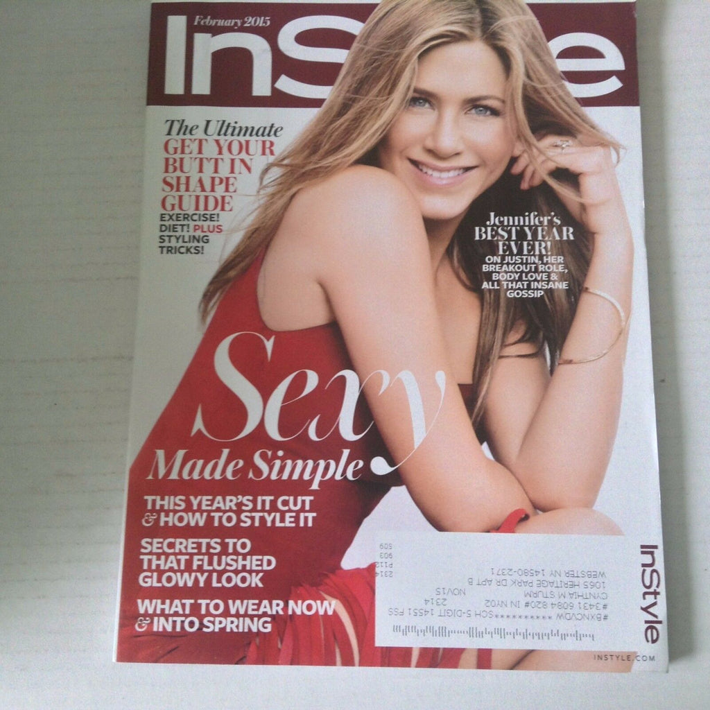 Instyle Magazine Jennifer Aniston Sexy Made Simple february 2015 051917nonrh
