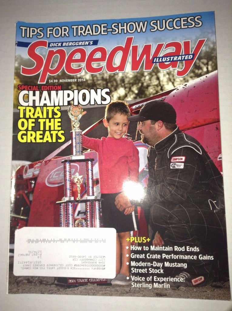 Speedway Illustrated Magazine Traits Of The Greats November 2014 040617NONRH