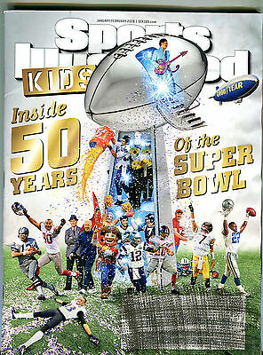 Sports Illustrated Kids Magazine January/February 2016 Super Bowl EX 060716jhe