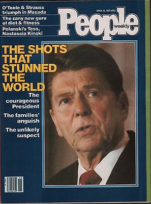 People Weekly April 13 1981 Ronald Reagan, Nastassia Kinski VG 012916DBE