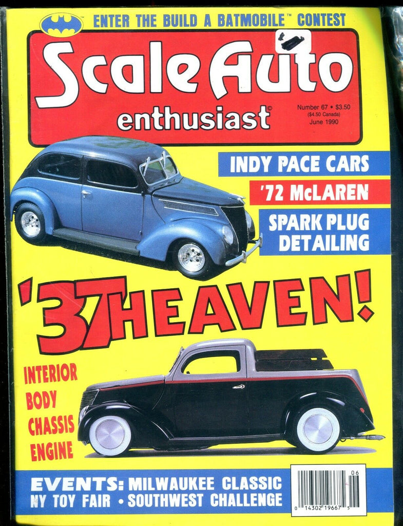 Scale Auto Enthusiast Magazine June 1990 '37 Heaven! EX No ML 122316jhe