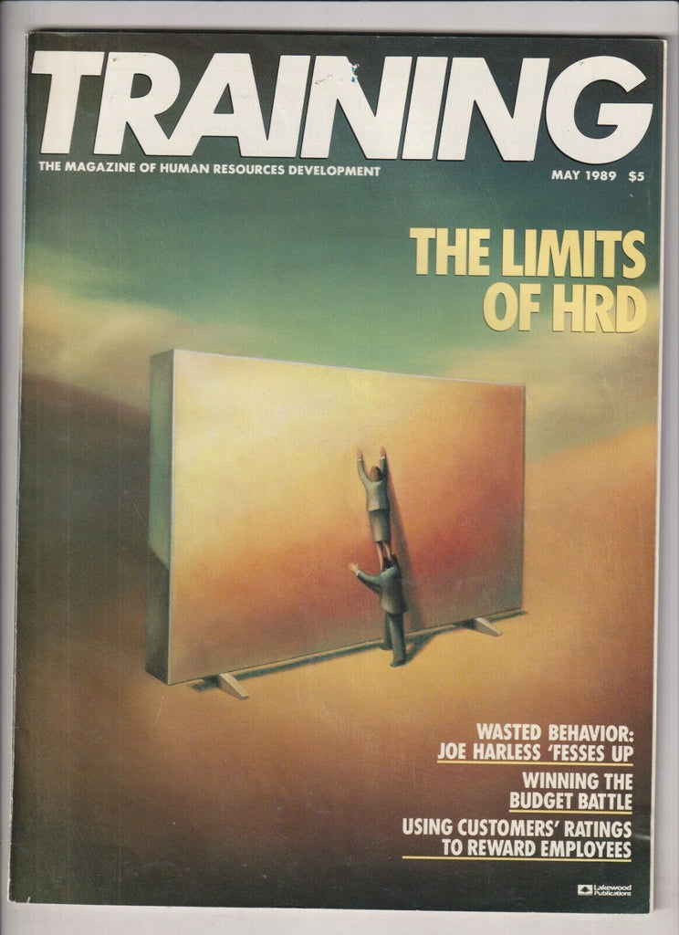 Training Mag The Limits Of HRD & Joe Harless May 1989 021920nonr