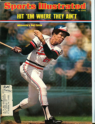 Sports Illustrated Magazine July 1 1974 Rod Carew EX 060316jhe