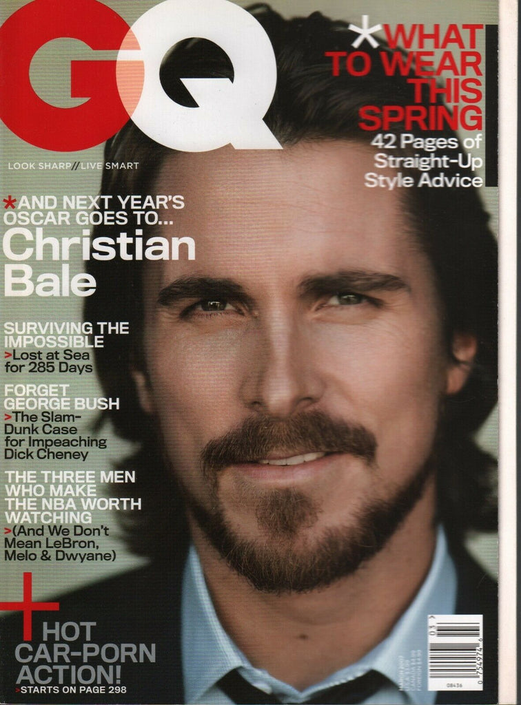 GQ Men's Magazine March 2007 Christian Bale Lebron James 031120AME