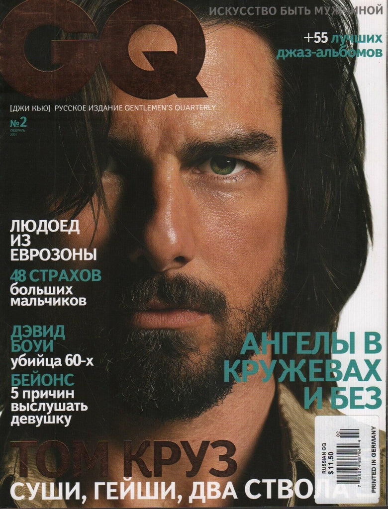 Russian GQ No.2 2004 Tom Cruise David Bowie 081818DBE2