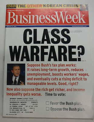 Businessweek Magazine Class Warfare January 2003 071015R