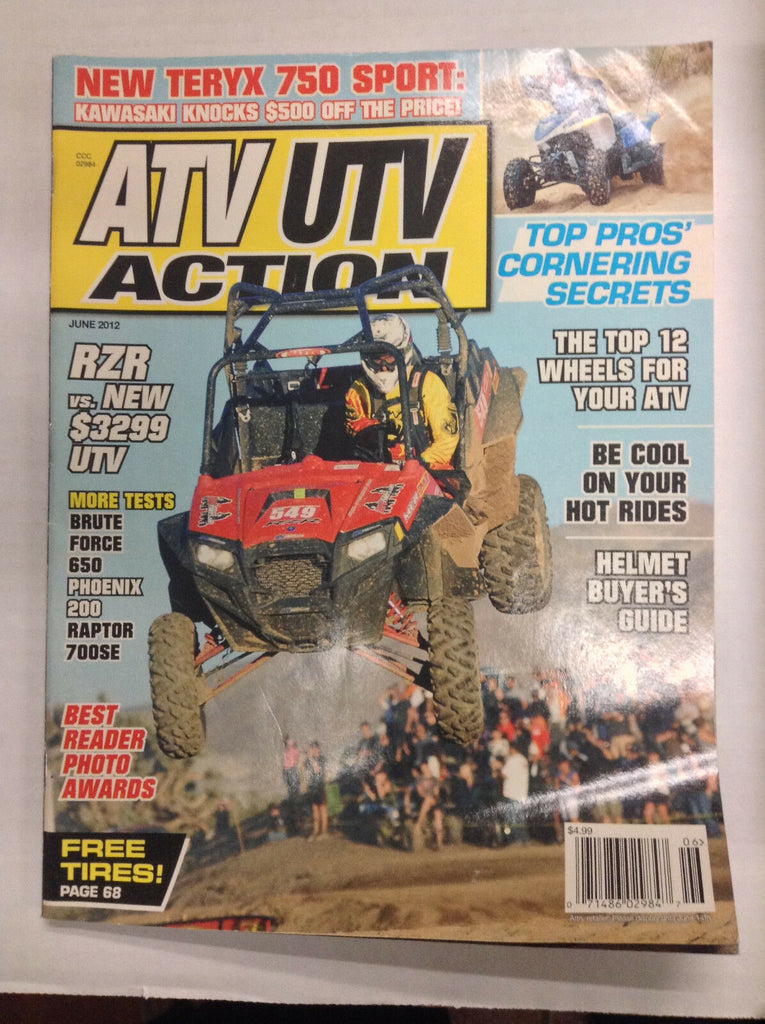 ATV Action Magazine Cornering Secrets' Brute Force 650 June 2012 032617nonR