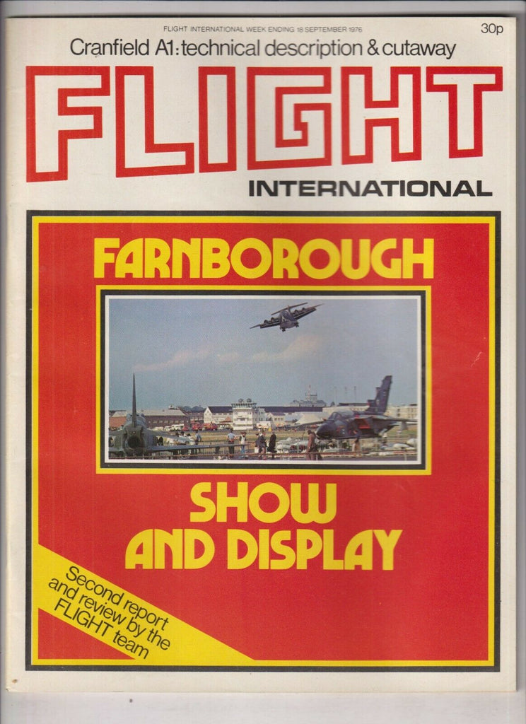 Flight International Mag Farnborough Show & Display September 18 1976 022120nonr