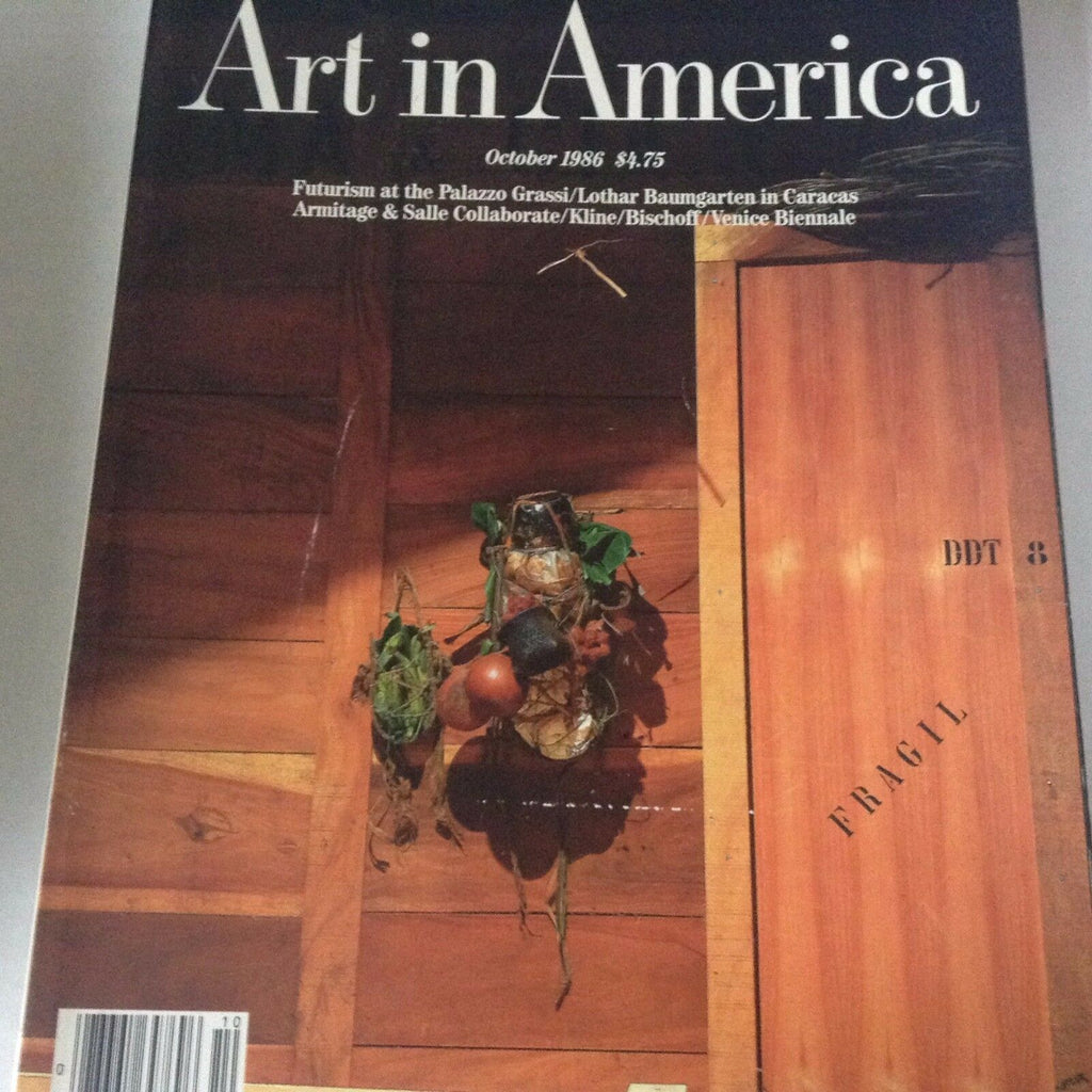 Art In America Magazine Futurism At Palazzo Grassi October 1986 071317nonrh