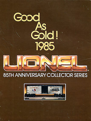 Lionel 85th Anniversary Collector Series Catalog 1985 EX 071016jhe2