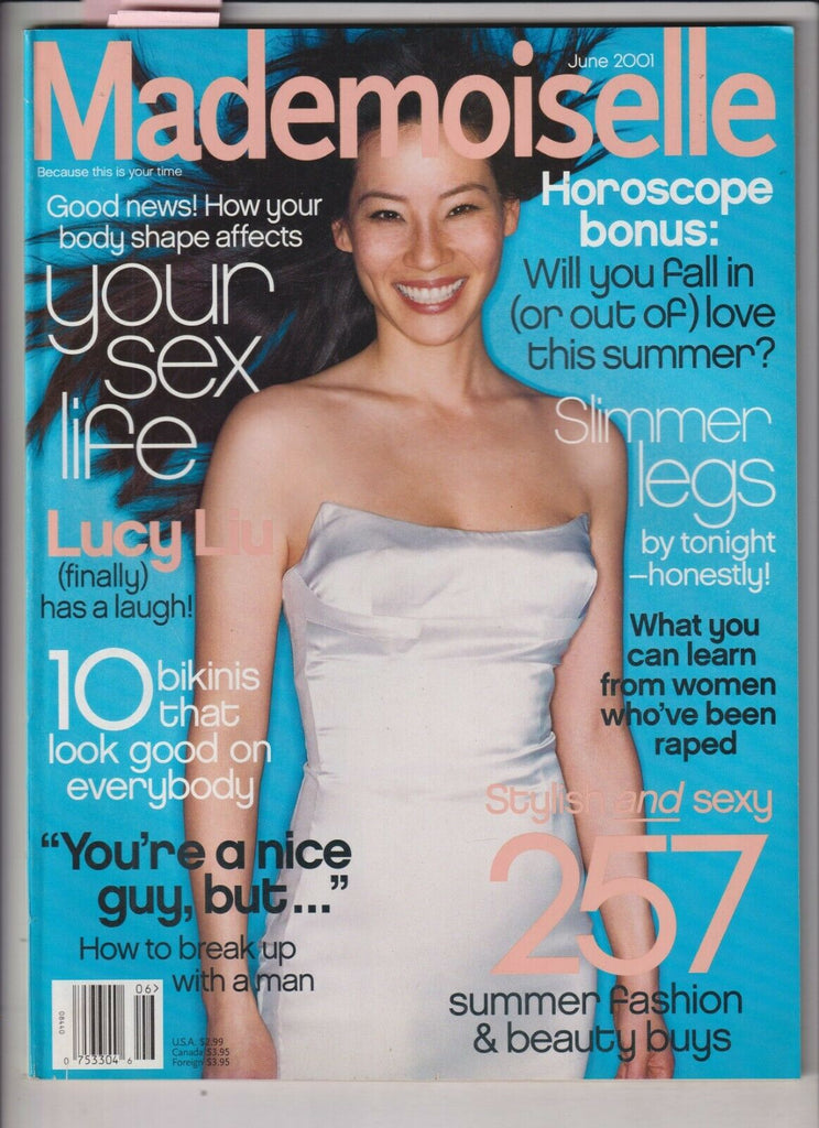 Mademoiselle Mag Lucy Liu Slimmer Legs June 2001 020820nonr