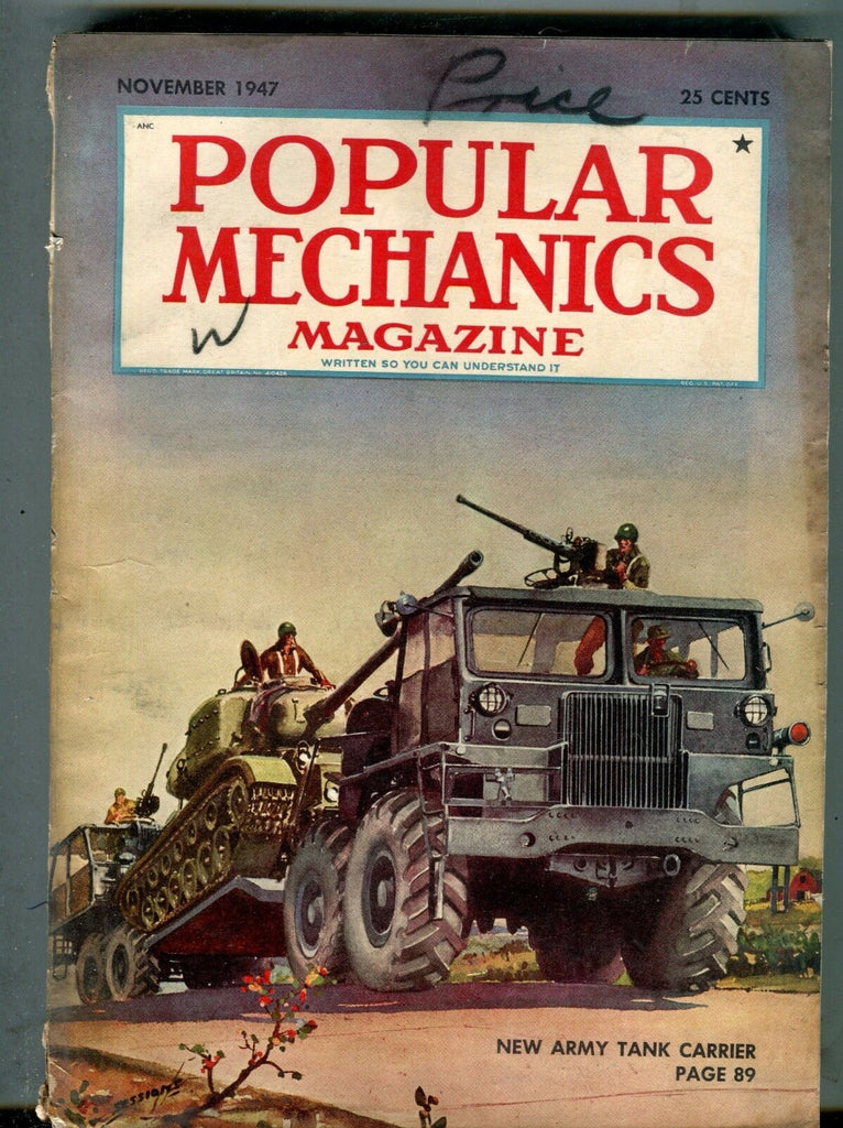 Popular Mechanics Magazine November 1947 New Army Tank Carrier 063017nonjhe