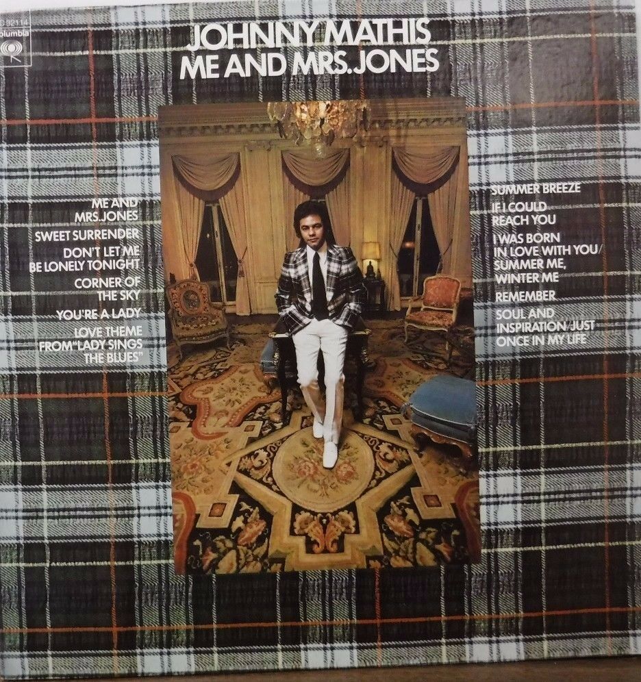 Johnny Mathis Me and Mrs. Jones 33RPM AL32114 112516LLE