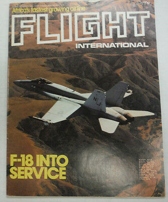 Flight International Magazine F-18 Into Service November 1981 FAL 061015R