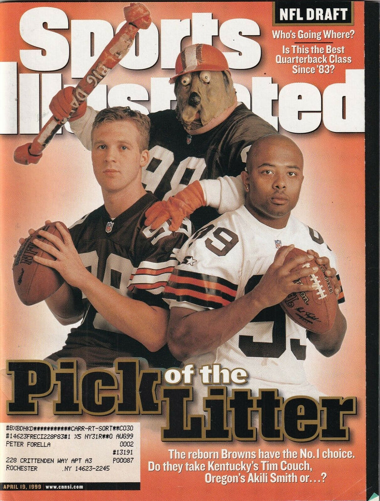 Sports Illustrated Tim Couch Akili Smith April 19, 1999 091719nonr