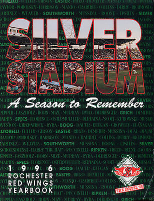 1996 Rochester Red Wings Yearbook Silver Stadium EX 041116jhe