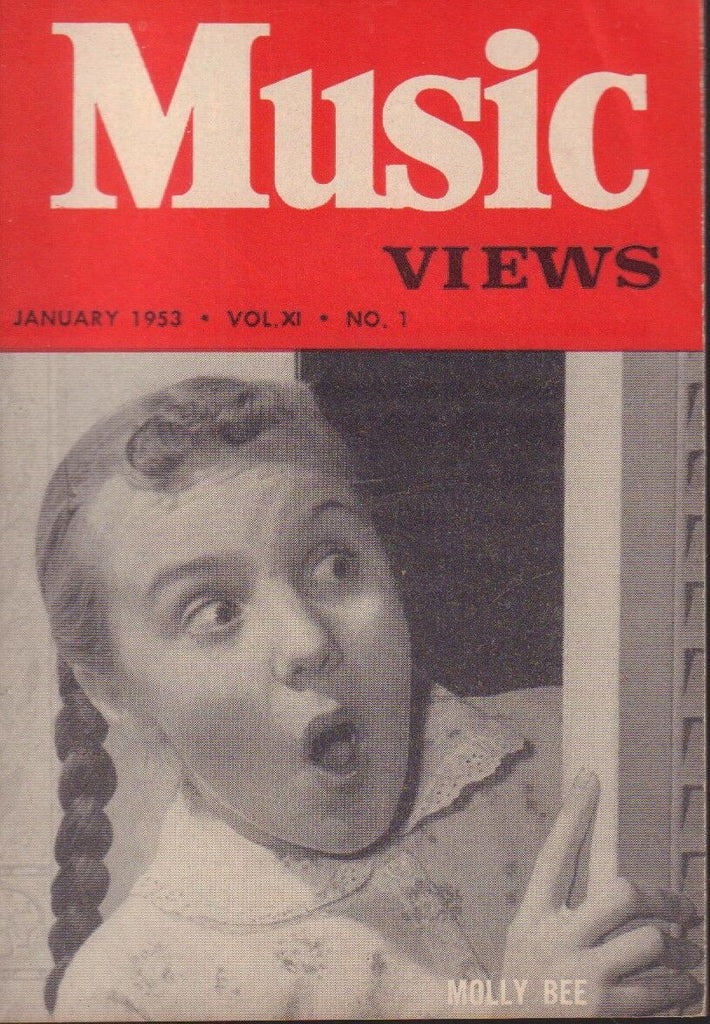 Music Views January 1953 Molly Bee Mini Digest 091318AME2