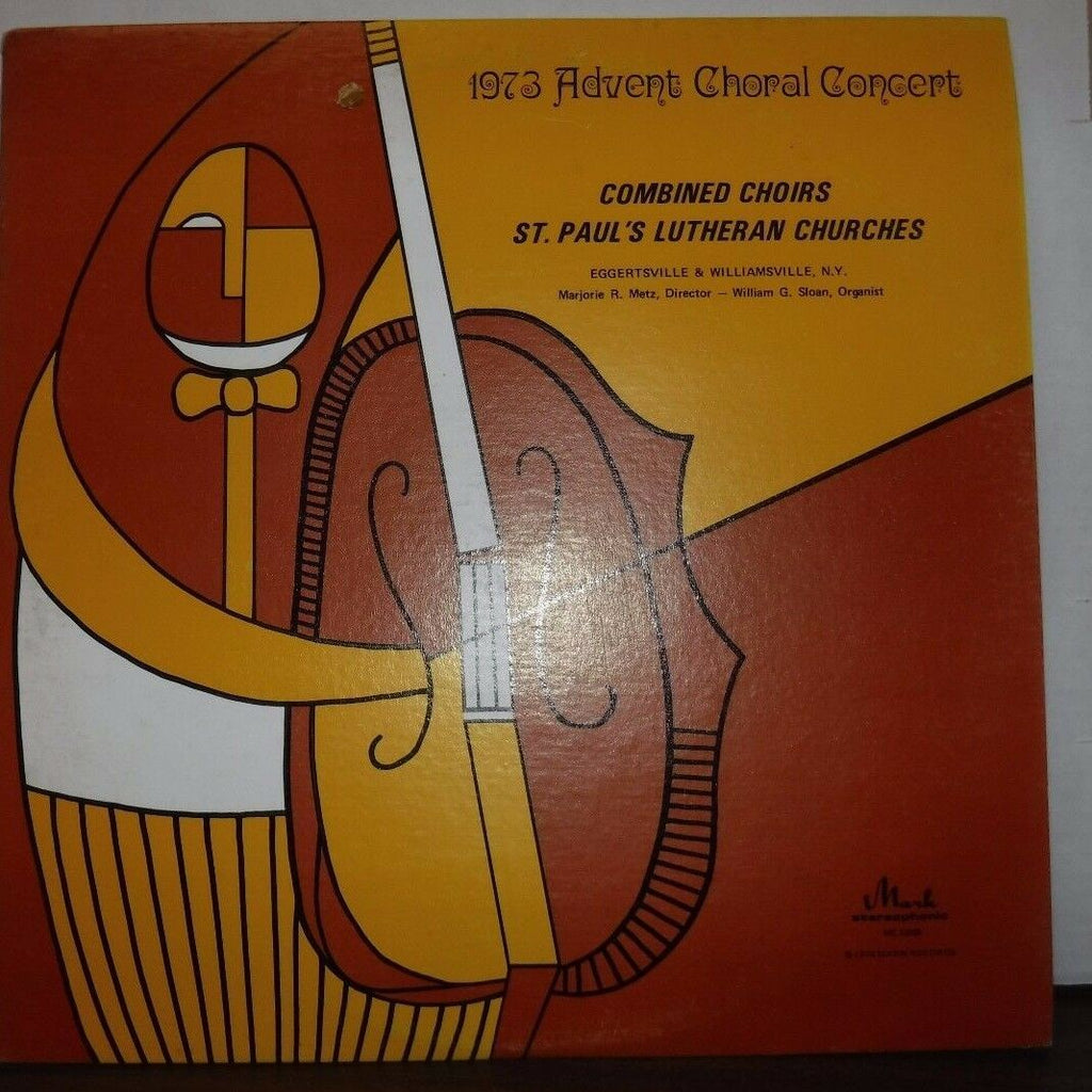 1973 Advent Choral Concert combined Choirs St Paul's Lutheran Churches 100916LLE