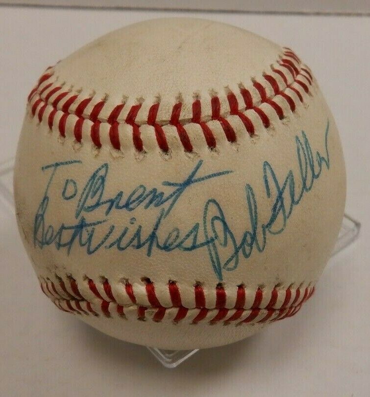 Bob Feller Signed Autographed NY Penn League Wilson Baseball wCOA 012020DBT