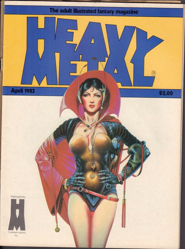 Heavy Metal April 1983 Fantasy Magazine 011417DBE2