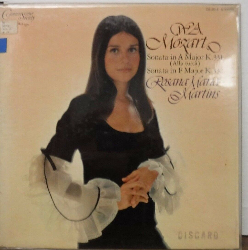 W.A Mozart Rosana Maria Martins 33RPM CS-2018 112016LLE