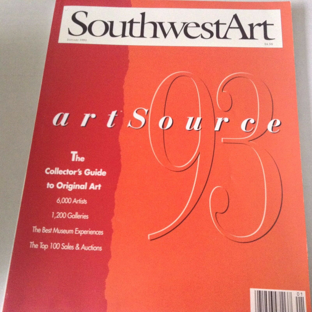Southwest Art Magazine Art Source 6,000 Artists January 1993 071317nonrh
