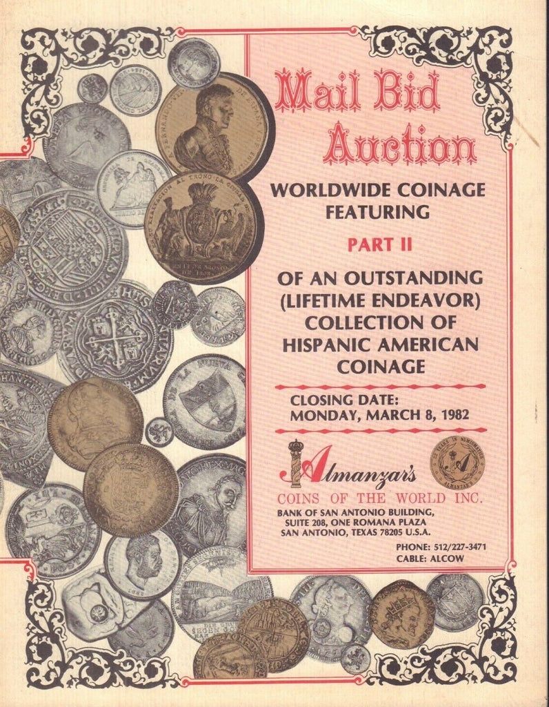 Mail Bid Auction Catalog Part II March 8, 1982 031318nonr