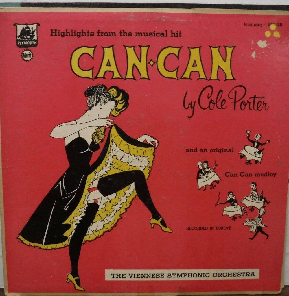 Highlights from musical hit Can-Can by Cole Porter 33RPM P-12-119 122616LLE