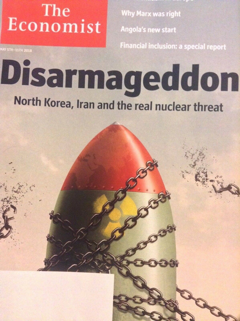 The Economist Magazine Disarmageddon North Korea May 11, 2018 081218nonrh