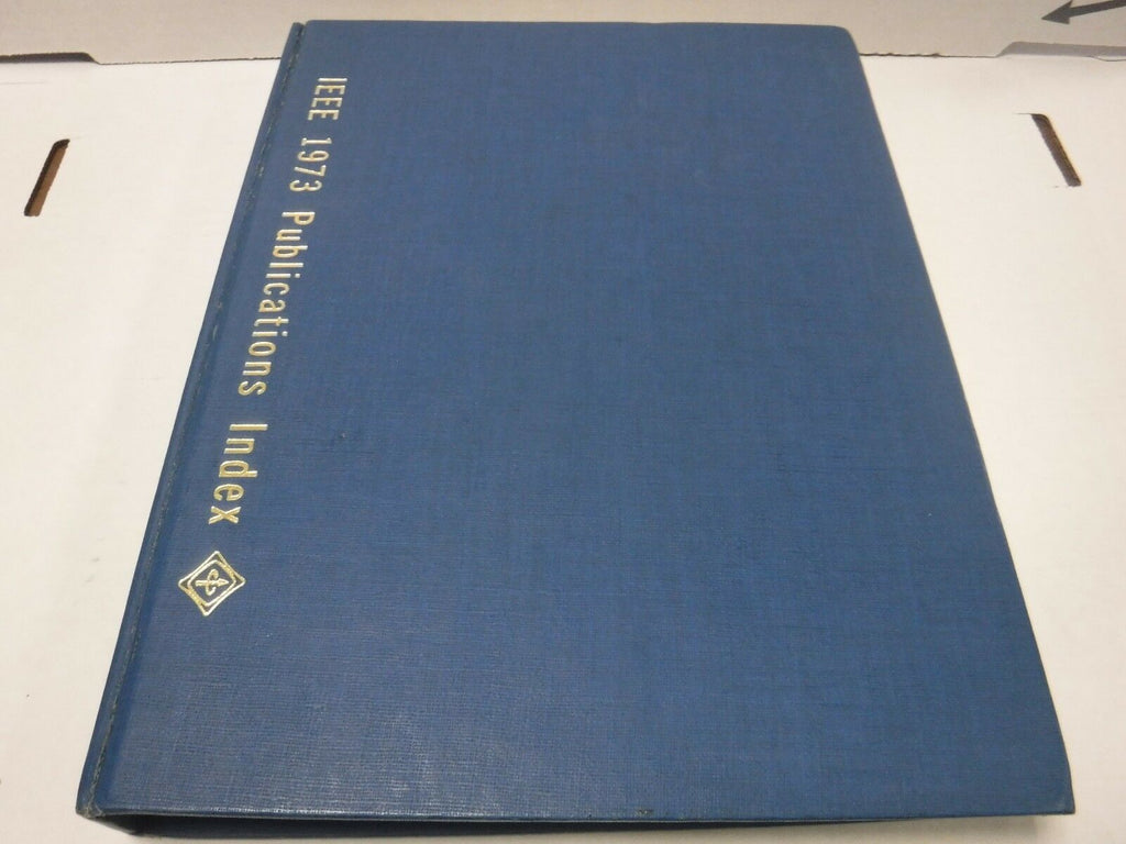 IEEE 1973 Publications Index Hardcover Bound Book Ex-FAA 121818AME5