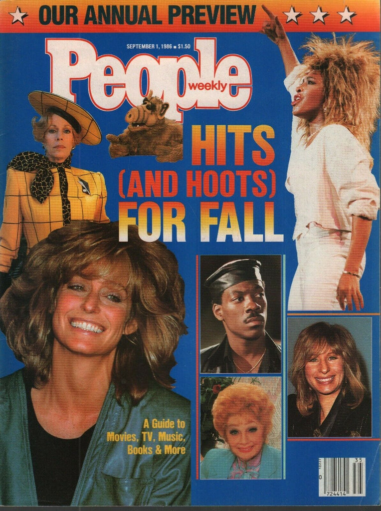 People Weekly September 1 1986 Farrah Fawcett Tina Turner 022120AME