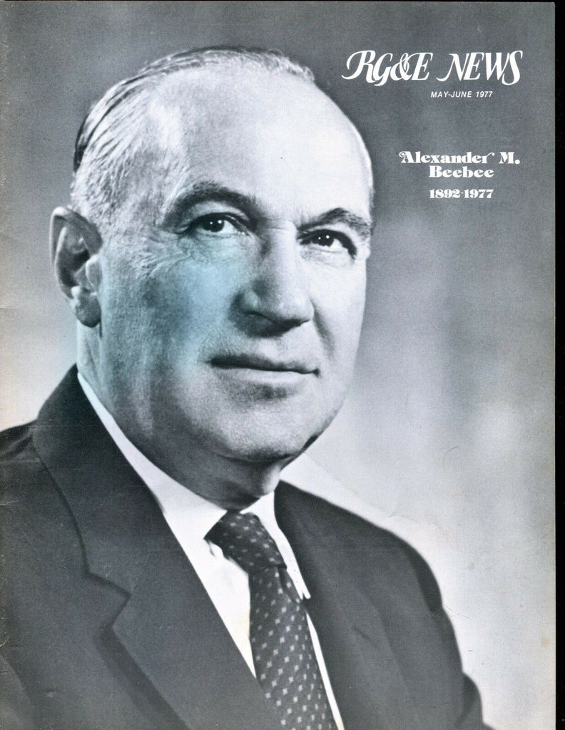 RG&E News May/June 1977 Alexander Beebee Rochester NY EX 021617jhe