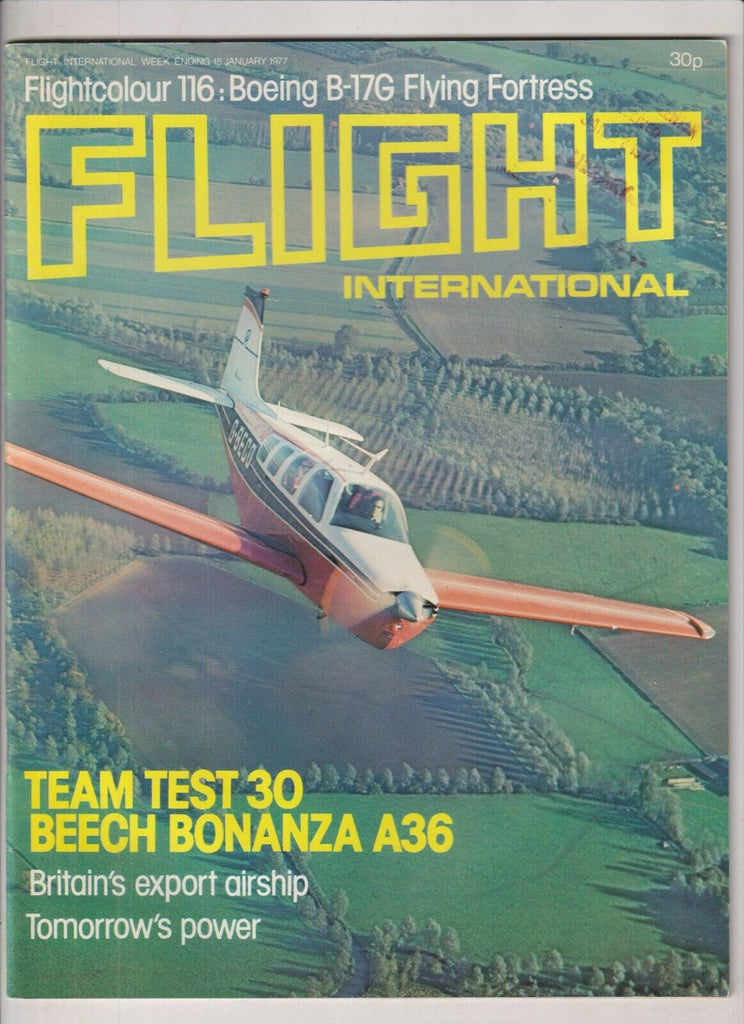 Flight International Mag 30 Beech Bonanza A36 January 15, 1977 022120nonr