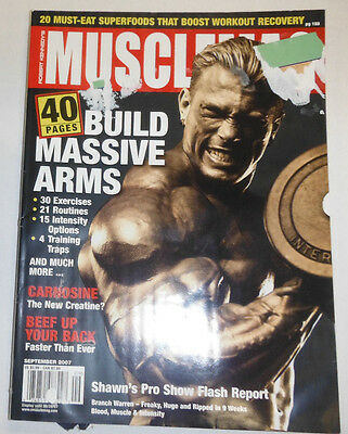 Musclemag Magazine 40 Pages Massive Arms September 2007 103114R1
