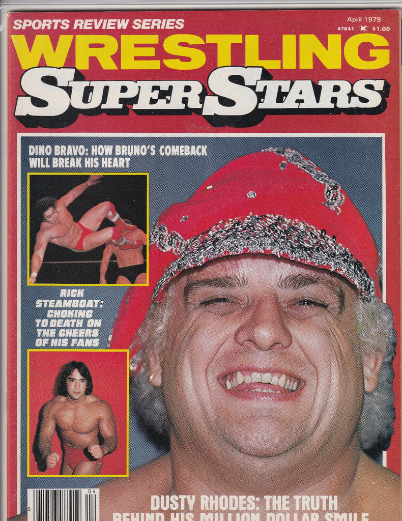 Wrestling Superstars Dusty Rhodes & Rick Steamboat April 1979 052419nonr