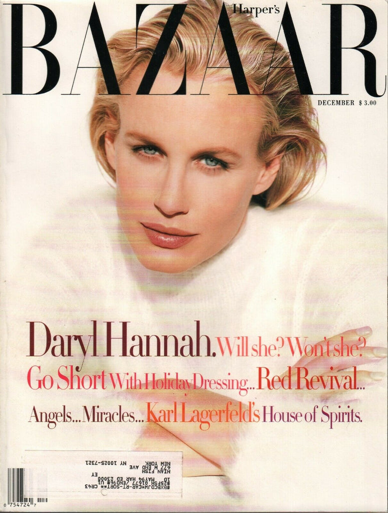 Harper's Bazaar December 1993 Daryl Hannah Karl Lagerfeld 031020AME2