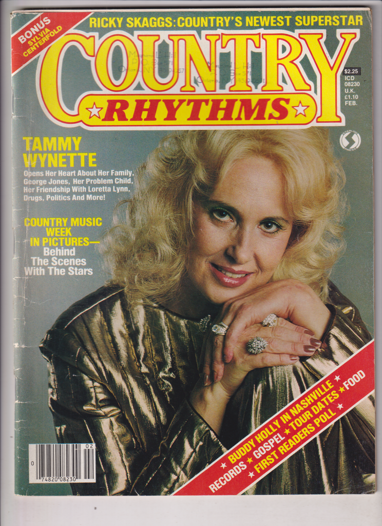 Country Rhythms Mag Tammy Wynette Ricky Skaggs February 1983 122319nonr