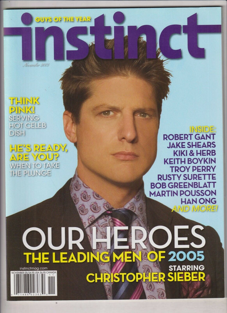 Instinct Gay Interest Christopher Sieber Leading Men November 2005 030420nonr