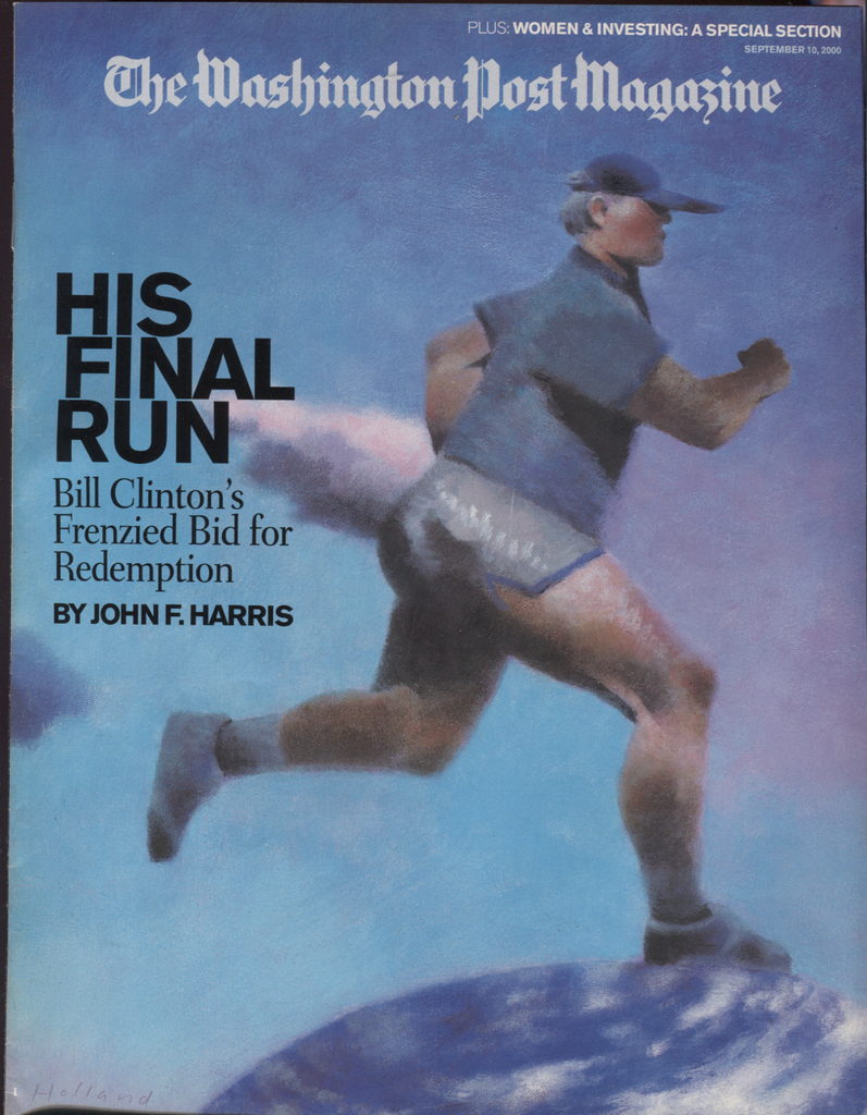 The Washington Post Magazine September 10 2000 Bill Clinton 051220DBE