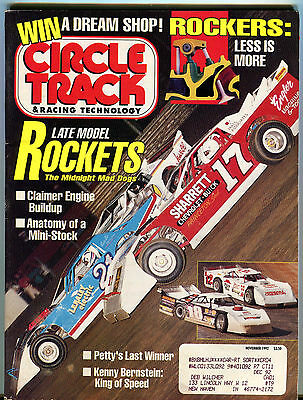 Circle Track & Racing Technology Magazine November 1992 Rockets VGEX 052016jhe
