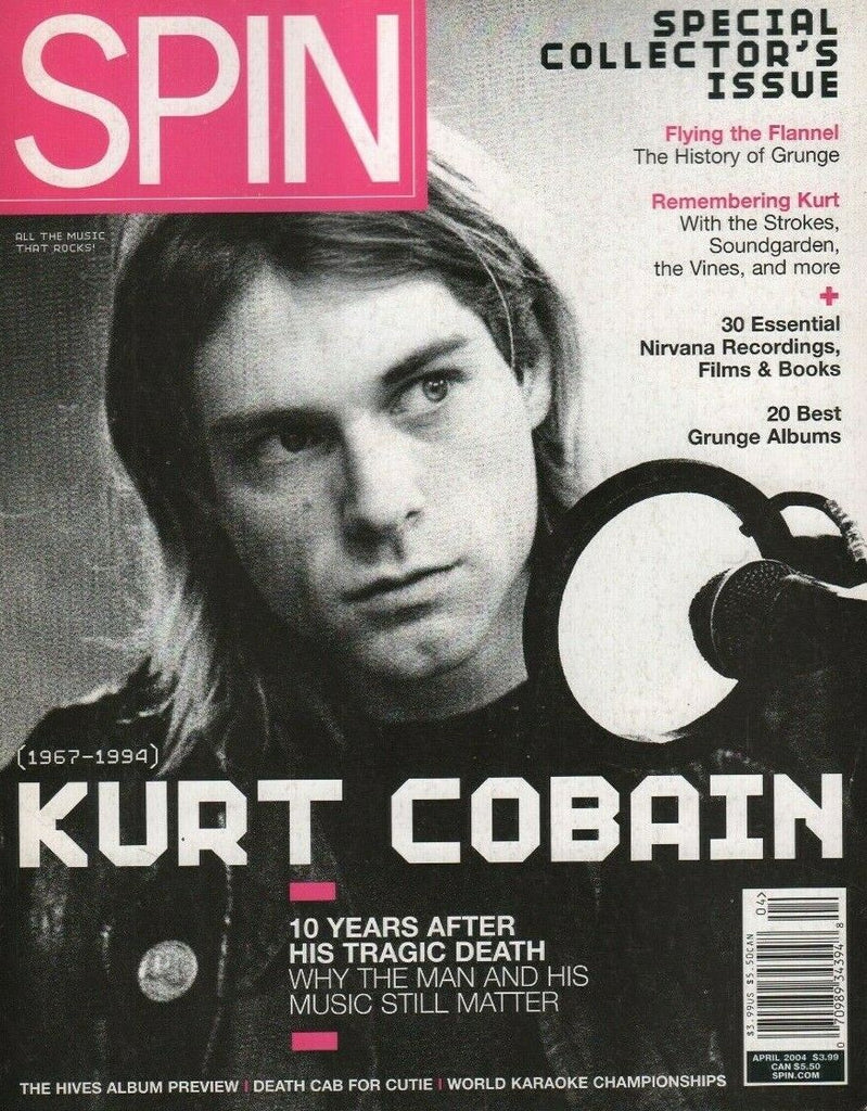Spin April 2004 Kurt Cobain 10 Years After 050819DBE