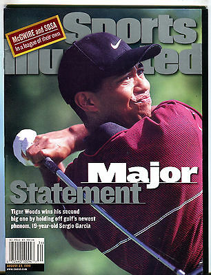 Sports Illustrated Magazine August 23 1999 Tiger Woods EX 072016jhe